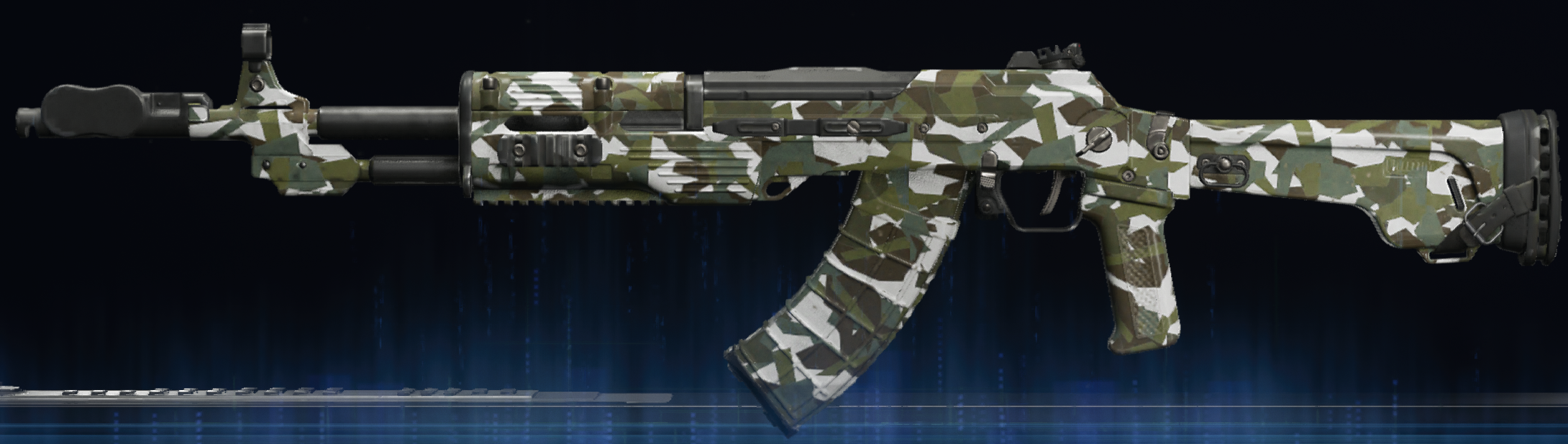 Rendu du camouflage Neige sur AN-94